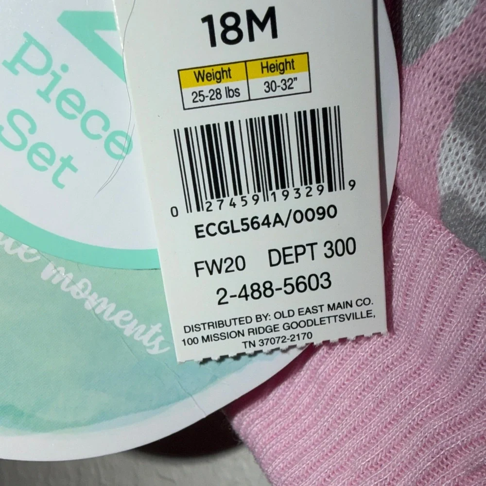 Nannette Pink Cat Face Sweater with Gray‎ Accents